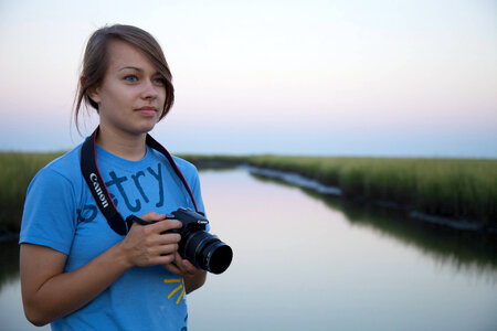 Photographer on the Experimental Pool Overlook