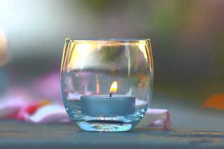 Table romantic glass photo