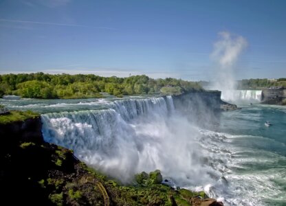 Waterfall landmark famous