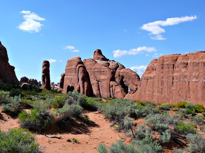 Tunnel Arch Arches National Park Tourism photo