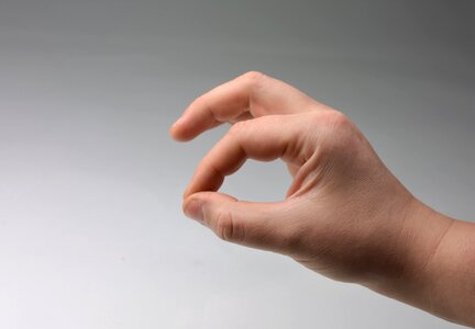 Hands finger gesture