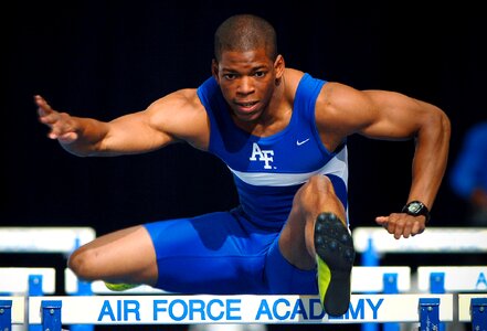 Hurdler track track and field