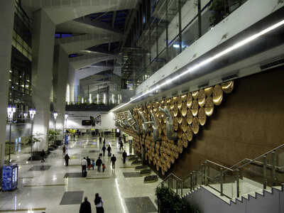 Indira Gandhi International Airport in New Delhi, India photo