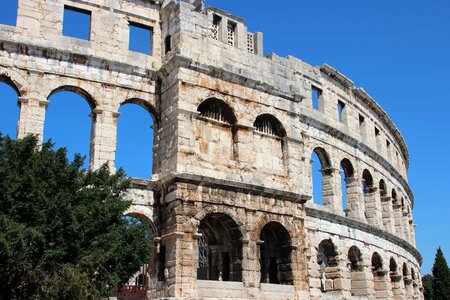 Amphitheater ancient antique photo