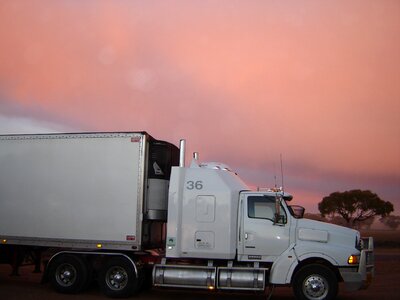 Road cargo freight photo