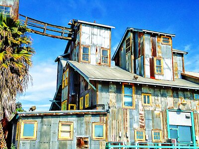 Building colorful wooden