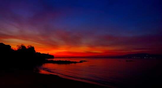 Atmosphere backlight beach photo