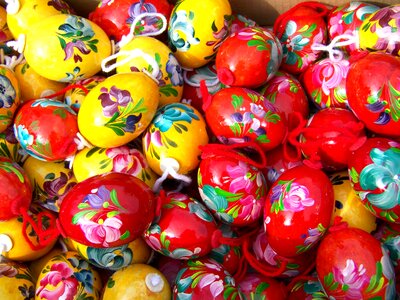 Hand-painted easter eggs easter eggs easter photo