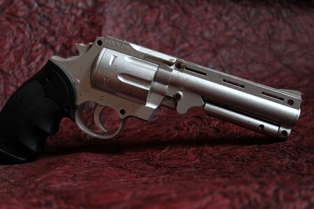 Revolver firearm weapon photo