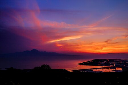 Ariake sea light cloud