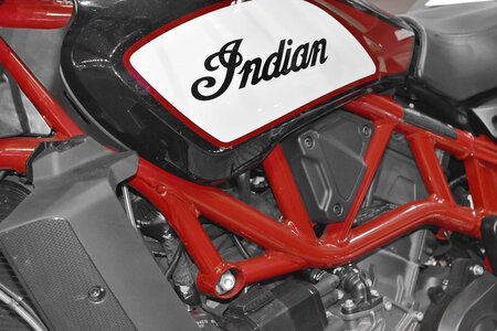 Expensive indian motorcycle photo