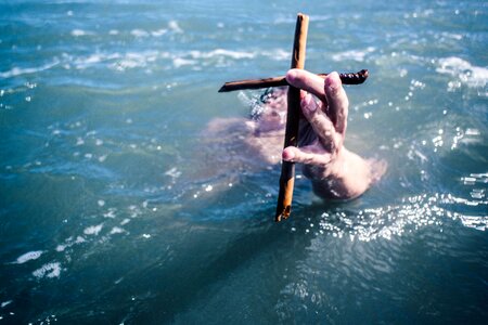 Action beach cross