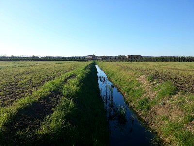 Agriculture canal cloud photo