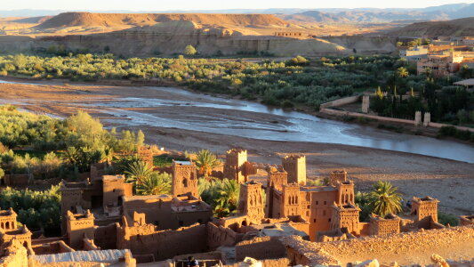 Kasbah Ait Ben Haddou in the Atlas Mountains of Morocco photo