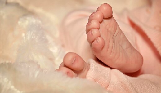 Baby child foot photo