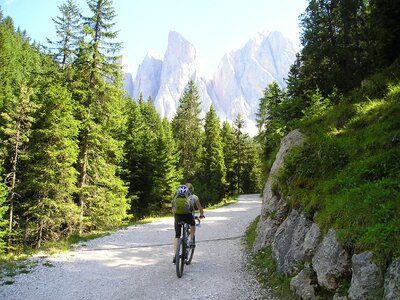 Transalp bike ride bicycle tour photo