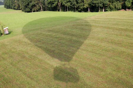 Sky airship shadow
