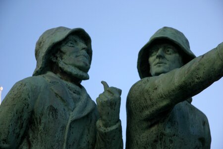 Downtown sculptures sildefiskere
