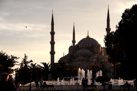 Blue mosque faith muslim photo