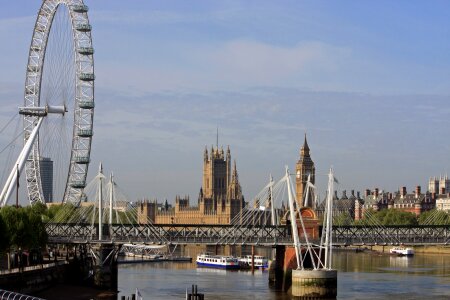 River thames boats photo