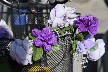 Bicycle steering wheel flower