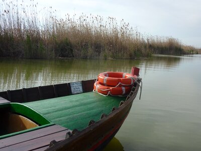 Canoe boating pond photo