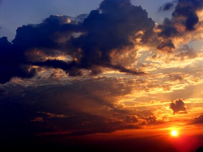 Clouds over the sky photo