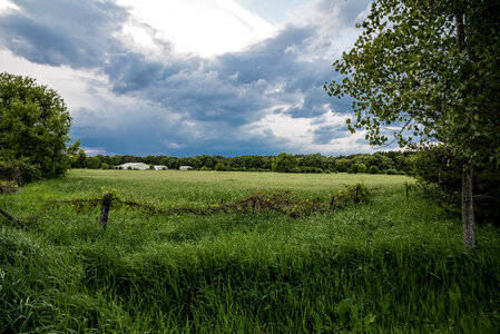 Storm Clouds over the Farmhouse