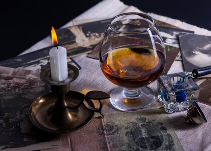 Cognac evening cards