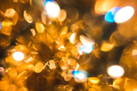 Golden background brown bokeh photo