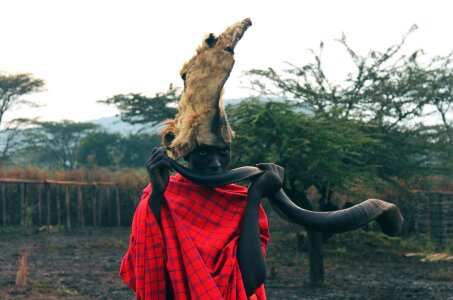 Africa daylight man photo