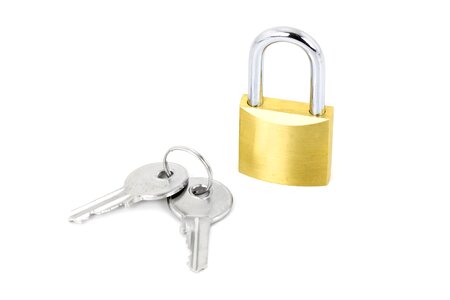 Keys lock metal photo