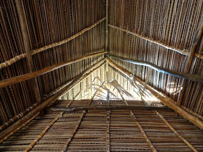 Hut rustic wood