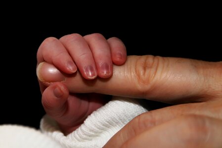 Newborn keep small child photo