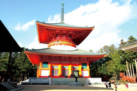 Pagoda in Koyasan,Kongobuji Temple Japan photo