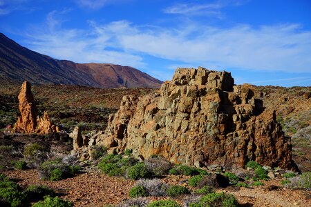Basalt lava roque de garcia