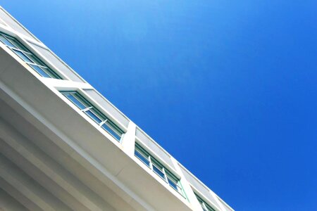 Architecture blue sky building