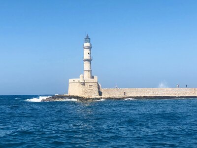 Lighthouse tower sea