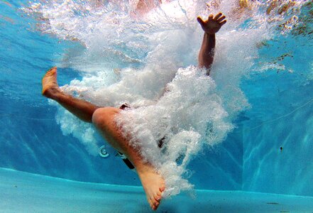 Underwater dive water photo