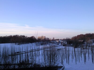 Snow scene cold
