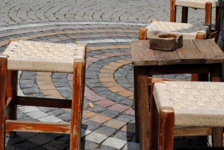 Wooden lonely tea
