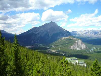 Scenic Landscape of the Canadian Rockies in Banff National Park, Alberta, Canada photo