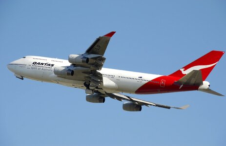 B-747 jet plane