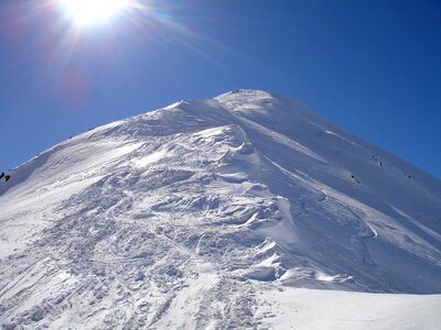Expedition mountaineering backcountry skiiing winter mountaineering photo