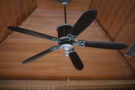 Electric fan wind ceiling photo