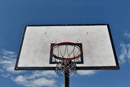 Basketball Court blue sky outdoor