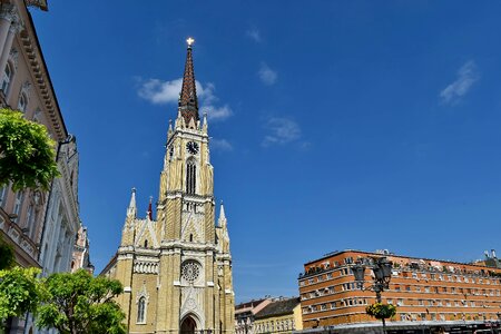 Downtown tourist attraction church