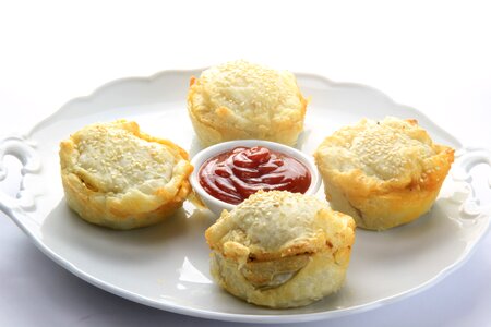 Plate ketchup sweet