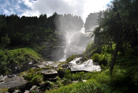 Water river mountain photo