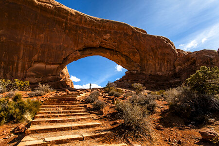 Steps and Stairs under the Arch photo